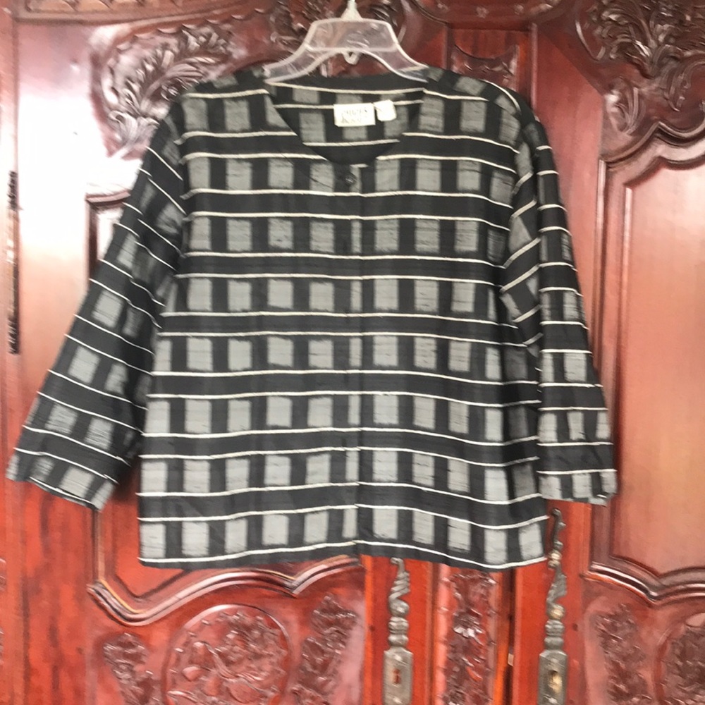 Chico’s DESIGN silk jacket